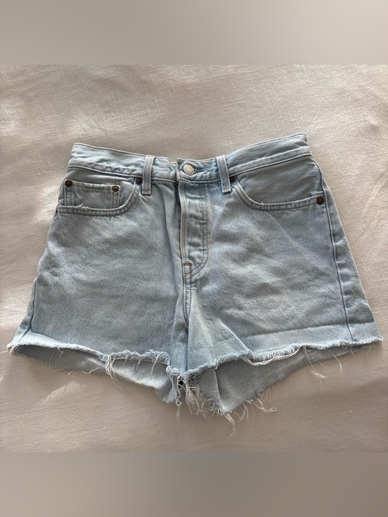 Levi's Pants - Levi's Light Blue High-Rise Denim Shorts